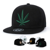 Custom 3D Embroidered Plant Leisure Snapback Cap Trendy Hip Hop Sports Flat Brim Hat Cap