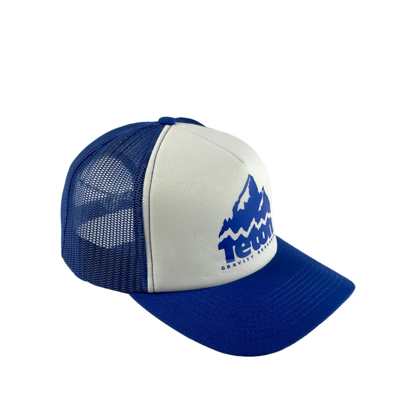 Wholesale 5 Panel Foam Mesh Trucker Cap Custom Brand Print Logo Running Sports Snapback Hat