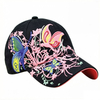 Custom Embroidery Stylish Flower Women's Baseball Cap Hot Sale Outdoor Sports Casual Sun Hat