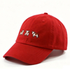 Fashion Cotton Golf Baseball Cap Custom Animal Embroidery Unisex Adjustable Outdoor Hat