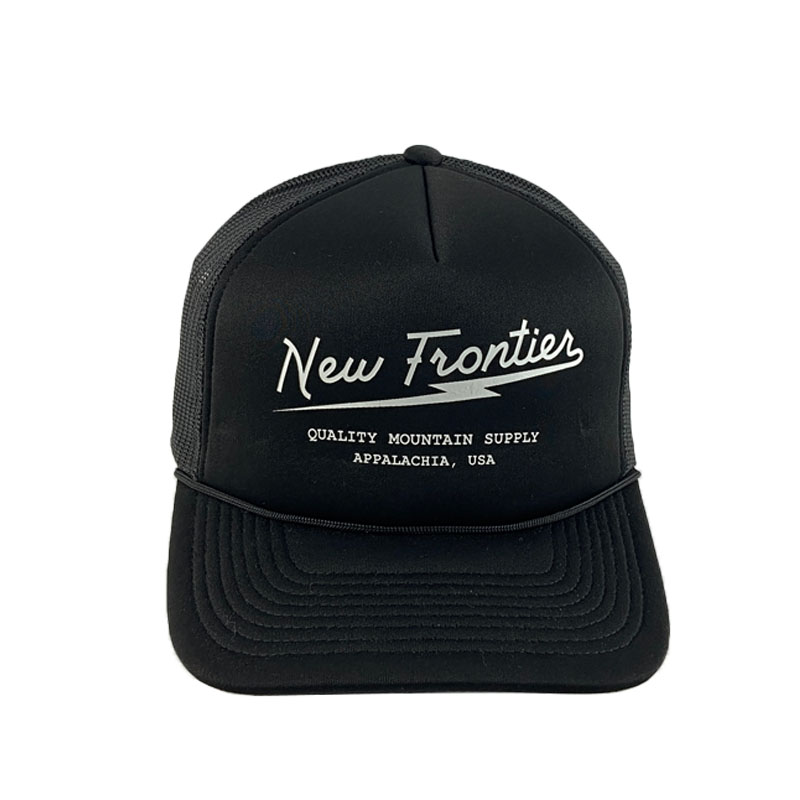 China Factory Custom Printed Logo Black Foam Mesh Trucker Hat Summer Cool Gym Sport Cap