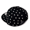 Wholesale Custom Wool 6 Panel Snapback Hat Star Embroidery Fashion Hip Hop Sun Cap