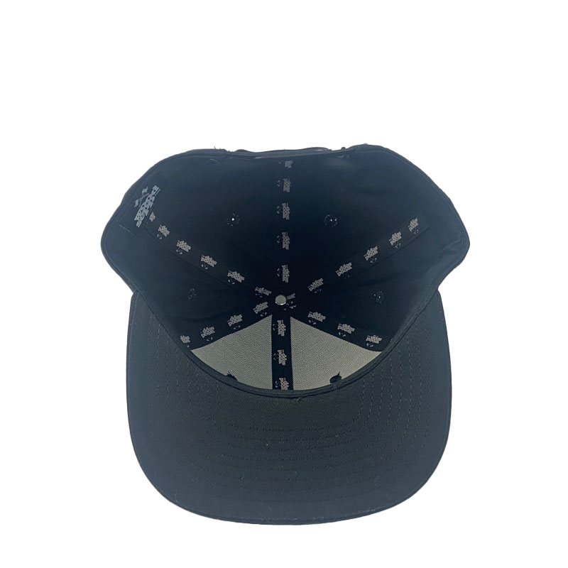 Wholesale Black Embroidery Unisex Snapback Cap Custom 6 Panel Fashion Sport Flat Brim Hat