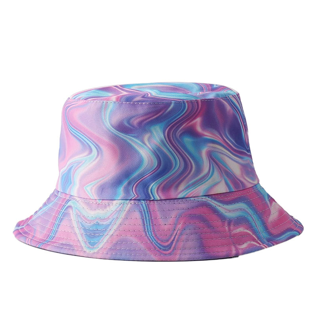 Custom Printed Summer Double Side Bucket Hat Unisex Fashion Sport Fisherman Hats