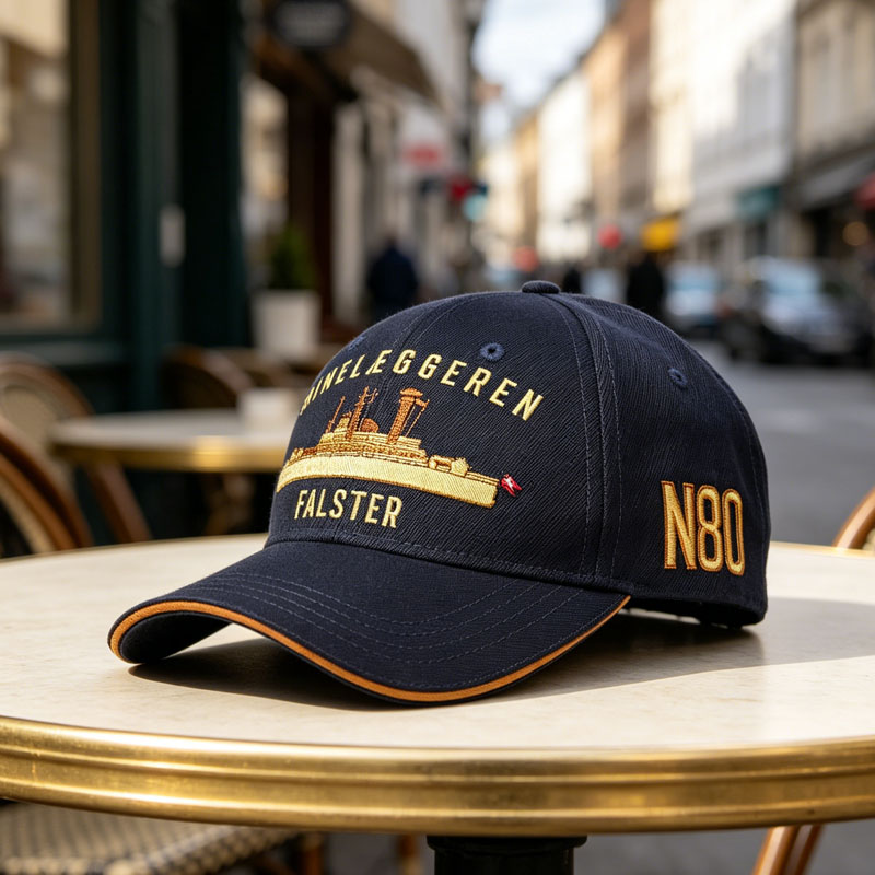 Custom Stylish Embroidered Logo Baseball Cap Cotton Vintage Leisure Sports Hat for Naval Craft Memorial