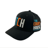 Wholesale Custom Embroidered Logo Black Waterproof Baseball Cap Unisex Outdoor Solid Sports Hat Adjustable