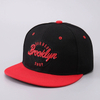 High Quality 3D Embroidery Letter Logo Snapback Cap Fashion Contrast Color Flat Brim Hat