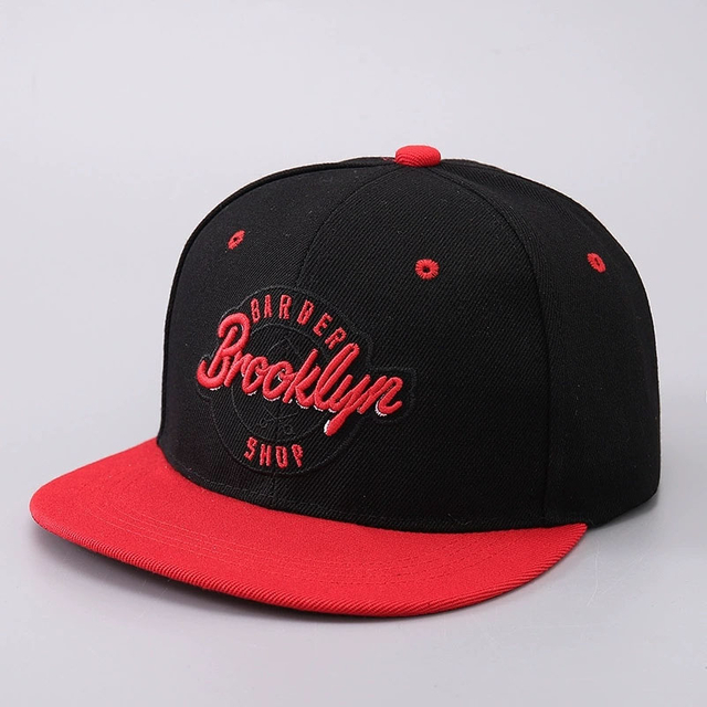 High Quality 3D Embroidery Letter Logo Snapback Cap Fashion Contrast Color Flat Brim Hat