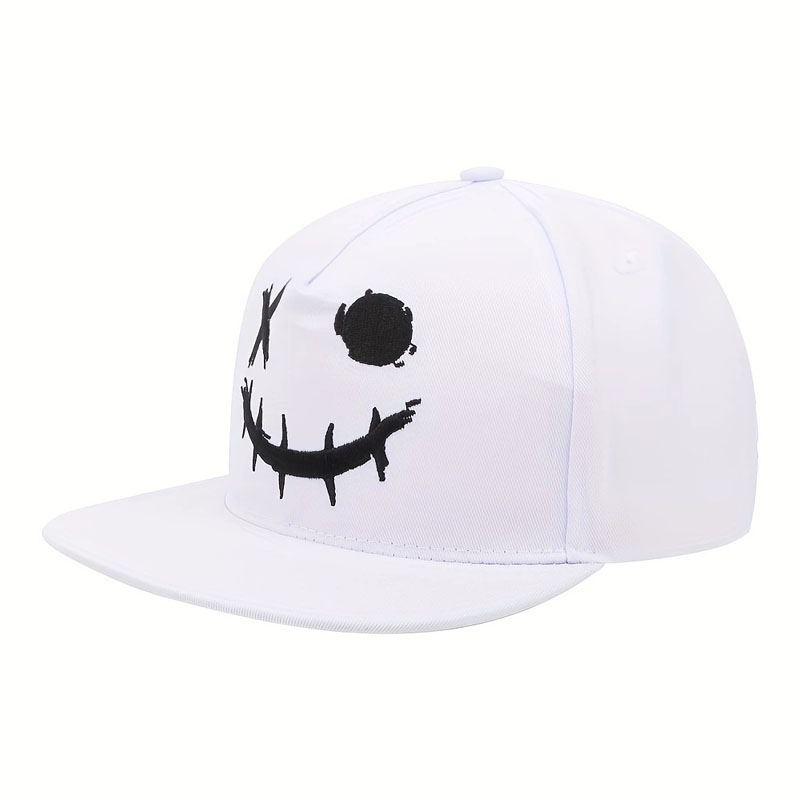Wholesale Custom Funny Embroidered Snapback Cap Men Hip Hop Street Trend Flat Brim Hat