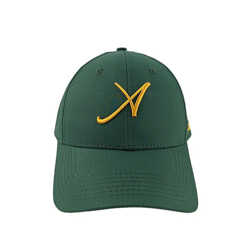 Custom Embroidery Logo Sport Baseball Cap Green 6 Panel Unisex Dad Hat Outdoor Travel Caps