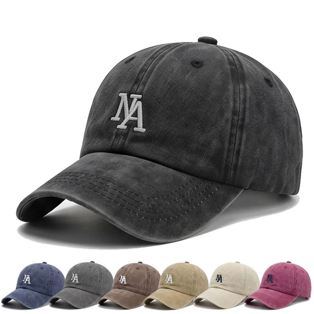 Custom Simple Fashion Embroidery Baseball Caps Vintage Trendy Sports Hats for Summer Travel