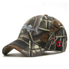 Stylish Custom Fishbone Embroidery Baseball Cap Men Outdoor Fishing Sun Hat