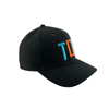 Wholesale Custom Embroidered Logo Black Waterproof Baseball Cap Unisex Outdoor Solid Sports Hat Adjustable