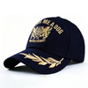 Wholesale Golden Wheat Ear Embroidery Baseball Cap Vintage Street Leisure Breathable Sports Hat for Men