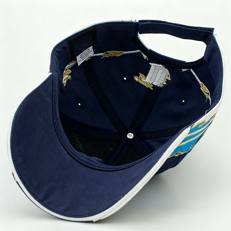 Premium 3D Embroidery Cotton Baseball Cap Custom Logo Men Outdoor Sports Racing Hat