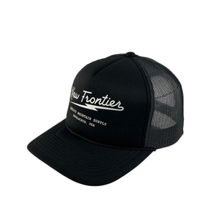 China Factory Custom Printed Logo Black Foam Mesh Trucker Hat Summer Cool Gym Sport Cap