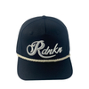 Wholesale Price Black 5 Panel Rope Snapback Cap Fashion American Style Hat for Sport Leisure
