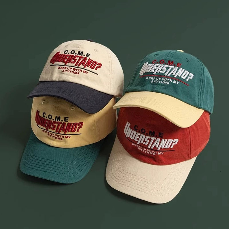 Stylish Vintage Adjustable Sport Baseball Cap New Custom Embroidery Summer Casual Hat