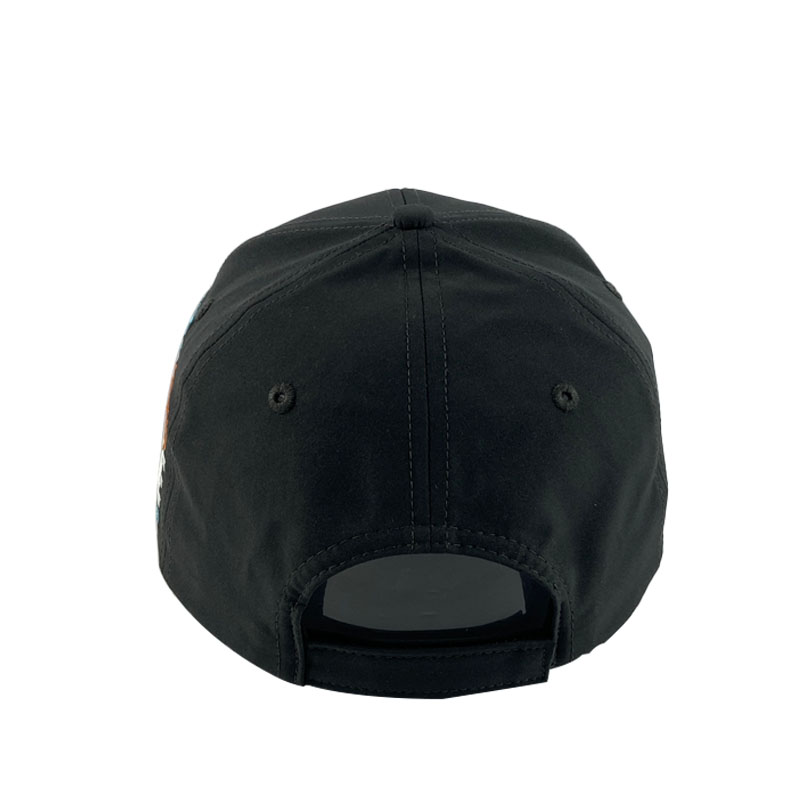 Wholesale Custom Embroidered Logo Black Waterproof Baseball Cap Unisex Outdoor Solid Sports Hat Adjustable