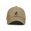 China Custom Embroidery Animal Khaki Baseball Cap Fashion Leisure Sport Simple Hat with Sandwich
