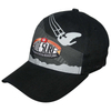 Promotional Black Fashion Sport Racing Baseball Cap Custom Embroidery Logo Cotton Waterproof Snapback Hat