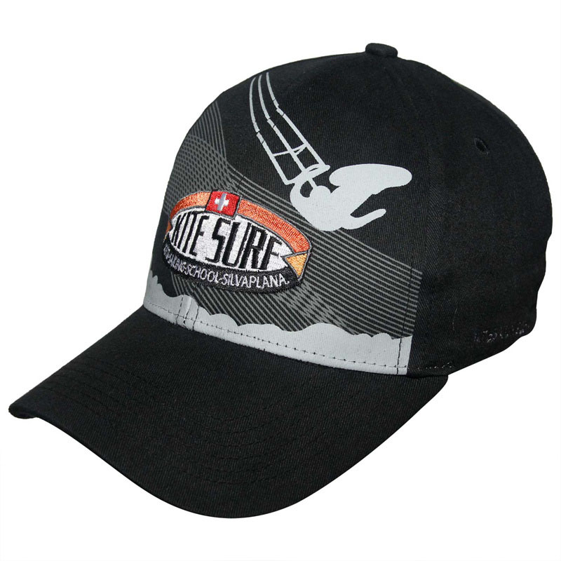 Promotional Black Fashion Sport Racing Baseball Cap Custom Embroidery Logo Cotton Waterproof Snapback Hat