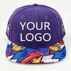 Custom Logo Embroidered Printing Snapback Hat Fashion Colorful Hip Hop Sports Baseball Caps