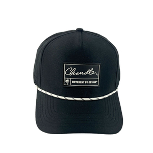 High Quality OEM Blue 5 Panel Rubber Snapback Cap Custom Fashion Breathable Cotton Baseball Hat for Adult