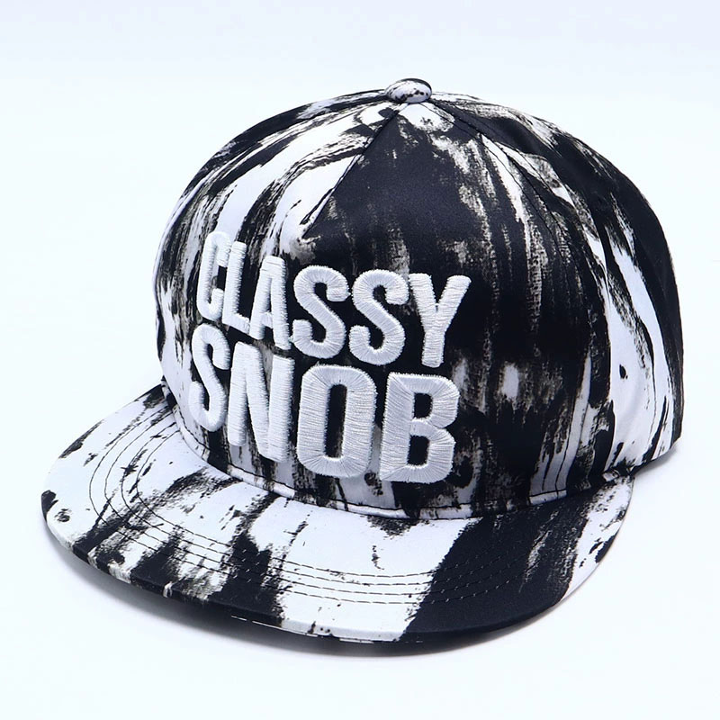 Wholesale Custom Embroidered & Printed Logo Snapback Cap Promotional Street Trend Flat Brim Hat