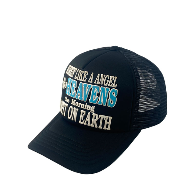 Custom Logo 5 Panel Mesh Trucker Cap Summer Breathable Running Gym Sports Baseball Hat