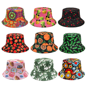 Custom Logo Outdoor Sun Protection Bucket Hat Promotional Fashion Lady's Fisherman Cap