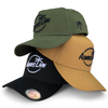 Custom Animal Embroidery Green Baseball Cap Fashion Vintage Outdoor Sport Hat for Unisex