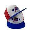 Factory Custom Fashion Embroidery Contrast Color Snapback Hat Breathable Flexible Fit Outdoor Cap