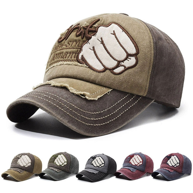 New Popular Wash Denim Baseball Cap Hat Custom Embroidery Patch Fashion Sports Adults Caps