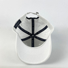 Popular White Embroidery Letter 6 Panel Baseball Cap Custom Color Casual Travel Golf Hat