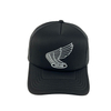 Custom Black 5 Panel Foam Mesh Trucker Cap Brand Printed Logo Fashion Leisure Baseball Caps