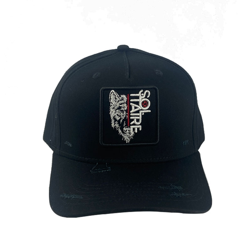High Quality Cotton Vintage Damaged Baseball Cap Custom Embroidery Logo Fashion Casual Snapback Hat