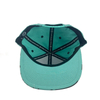 Factory Custom Logo Green 6 Panel Snapback Cap Wholesale Embroidery Printed Fashion Hip Hop Hat