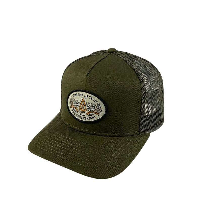 Custom Multi Color 5 Panel Mesh Trucker Cap Classic Fashion Casual Printed Logo Flat Brim Hat