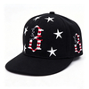 Wholesale Fashion Acrylic Snapback Hat Custom Embroidery Star Simple Plain Men Flat Brim Cap