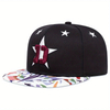Custom Printing Logo 6 Panel Plain Snapback Cap Stylish Trendy Classic Simple Flat Brim Hat