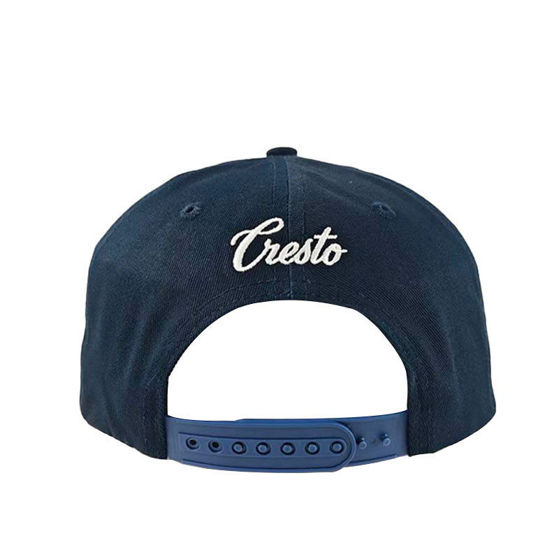Custom Embroidery 5 Panel Unstructured Snapback Cap Soft Breathable Sport Flat Bill Hat