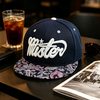 Custom Embroidered Printing 6 Panel Snapback Hat Vintage Hip-Hop Street Sport Flat Brim Baseball Hat