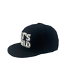 High Quality 6 Panel Black Snapback Cap Custom 3D Embroidery Waterproof Flat Brim Hat Leisure Sports Caps
