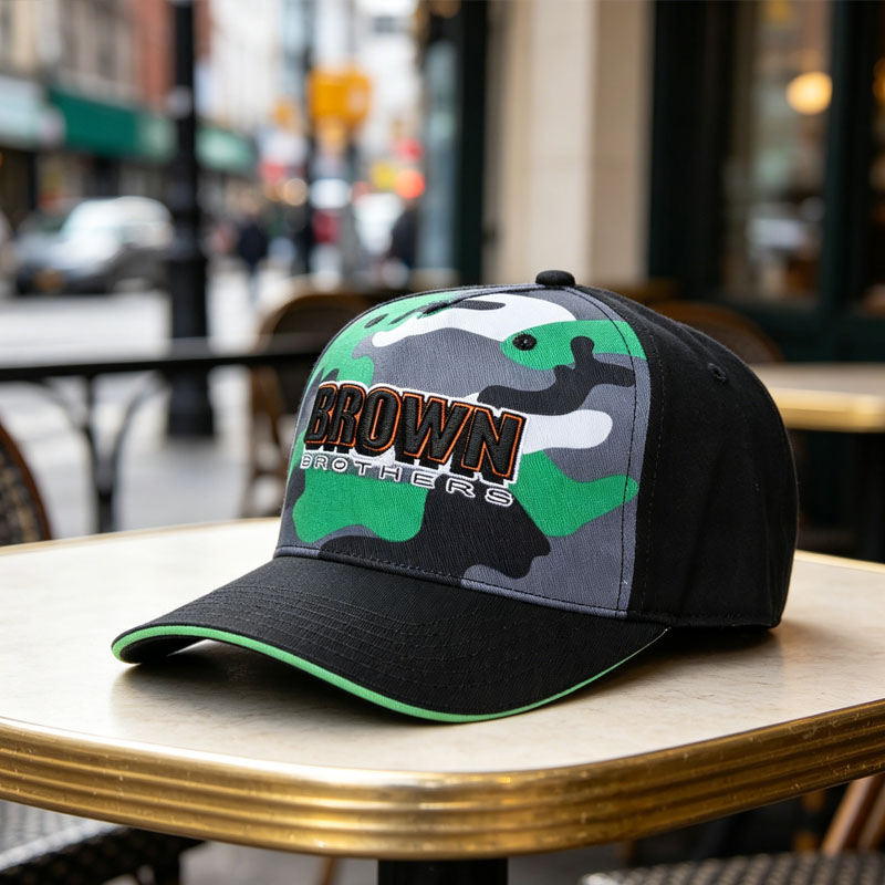 High Quality Camouflage Printed Embroidery Baseball Cap Wholesale Young Street Sports Caps