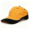 Custom High Quality 6 Panel Red Blank Baseball Cap Fashion New Two Color Design Sports Racing Hat