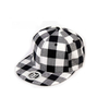 Wholesale Red Checks Brushed Wool 6 Panel Snapback Cap Custom High Quality Classic Vintage Comfortable Flat Brim Hat
