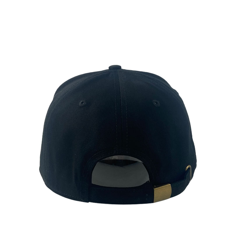 Wholesale Black 6 Panel Sport Snapback Cap Custom Embroidery Breathable Outdoor Leisure Hat
