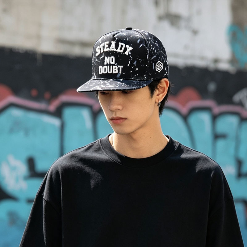 Wholesale Vintage Fashion Youth Street Snapback Cap Custom Embroidery Printed Hip Hop Flat Brim Hat