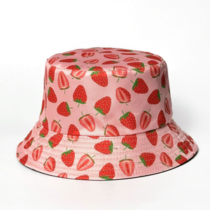 Hot Sale Fashion Printing Bucket Hat Summer Outdoor Beach Personality Cap Wholesale Fishing Hats